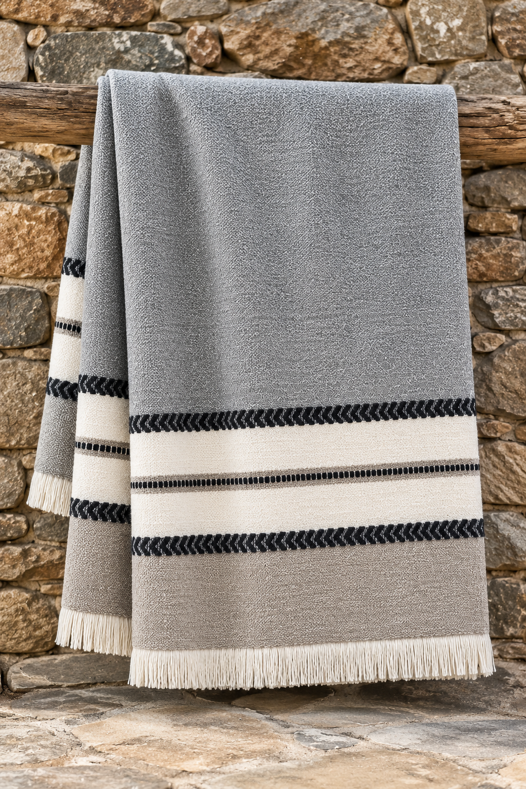 Plaid Lana Camprodom Gris