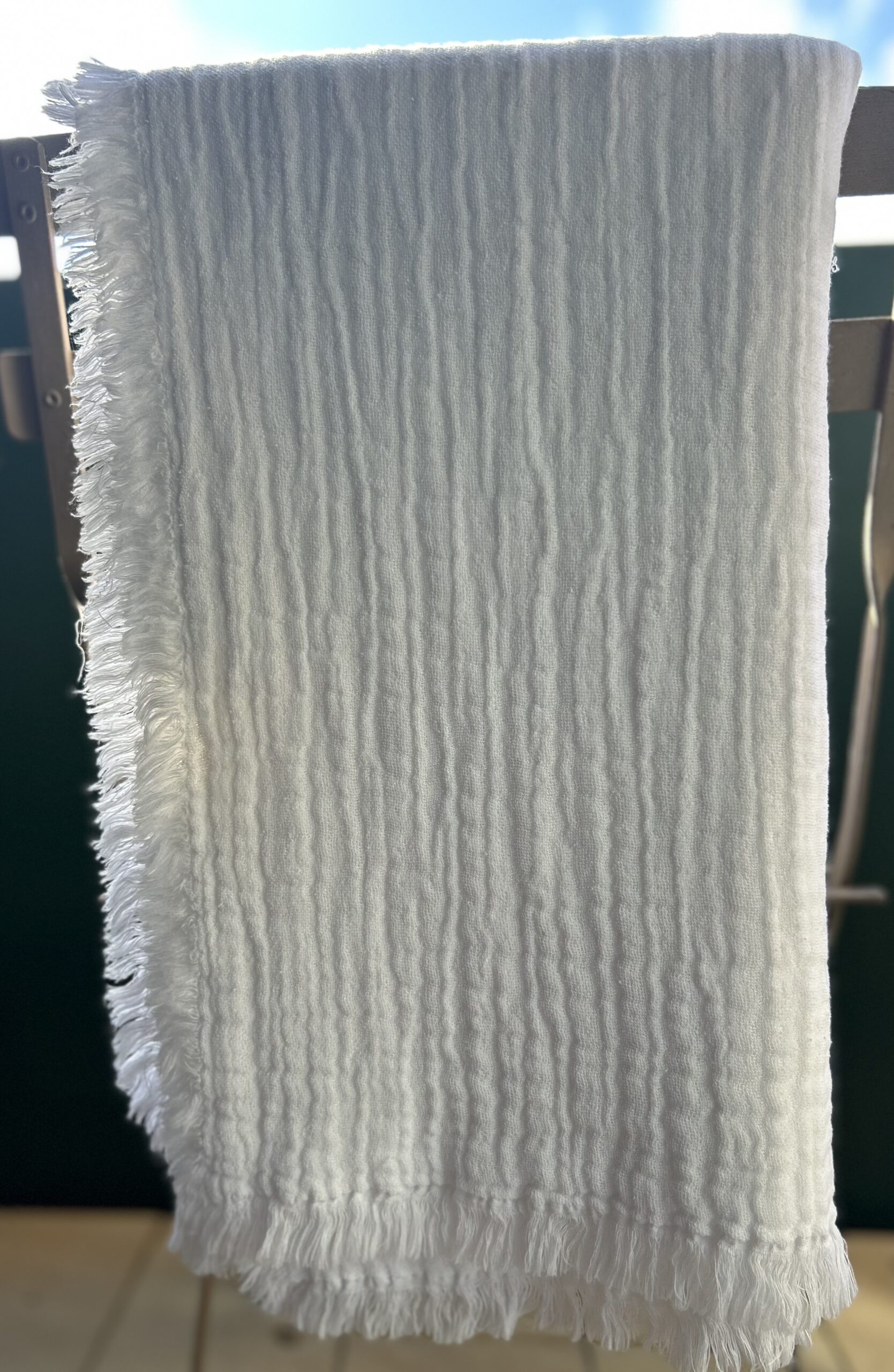 Colcha y Plaid Coverlet Blanca