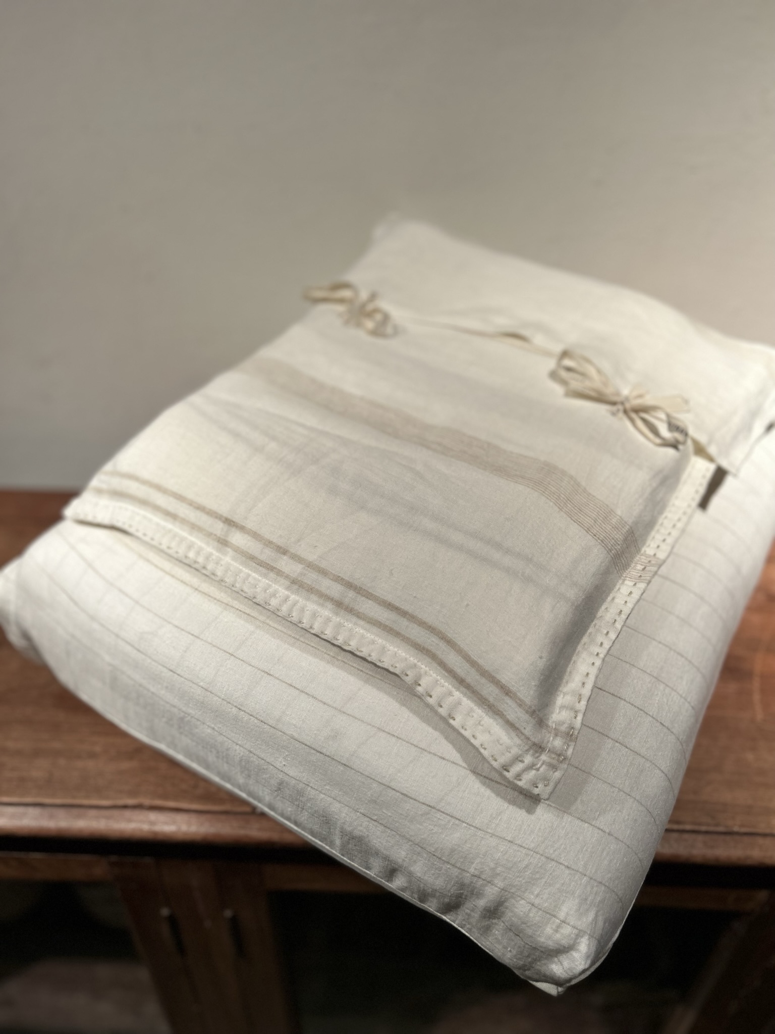 F. Nórdica Lino Blanco con Multi raya Natural