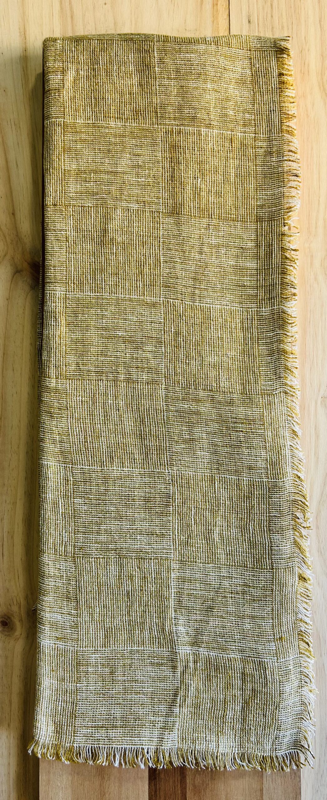 Plaid Lino Rangers Mustard.