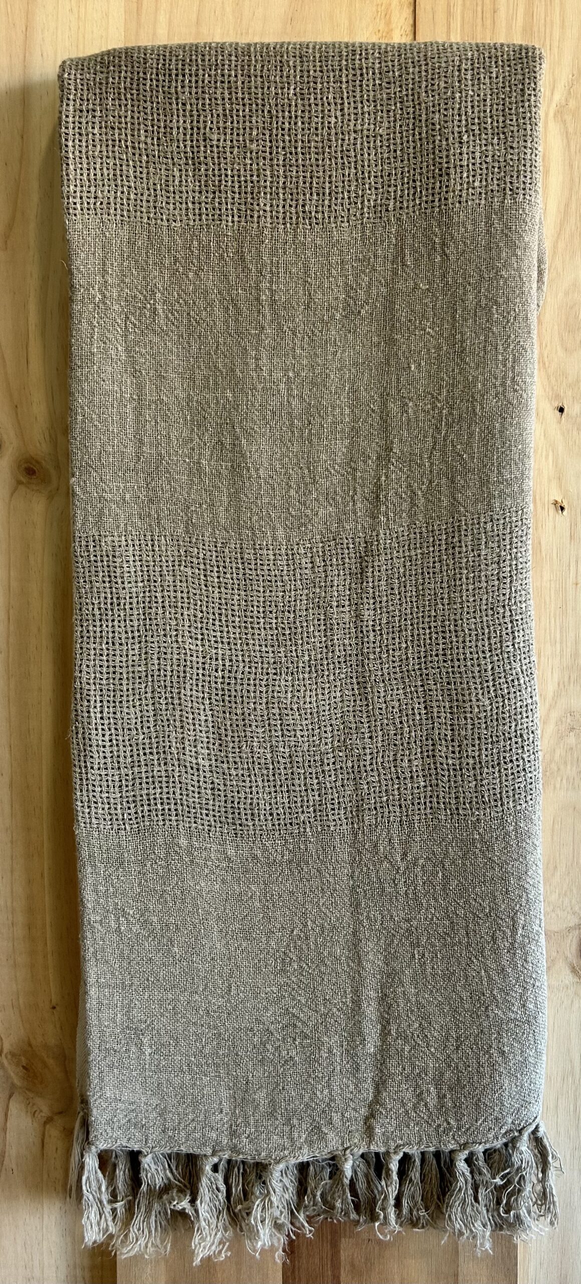 Plaid Lino Roma Natural.