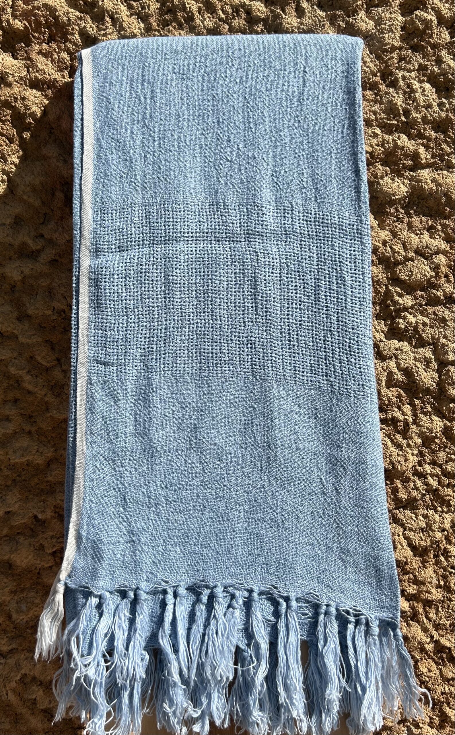 Plaid Lino Roma Índigo Blue.