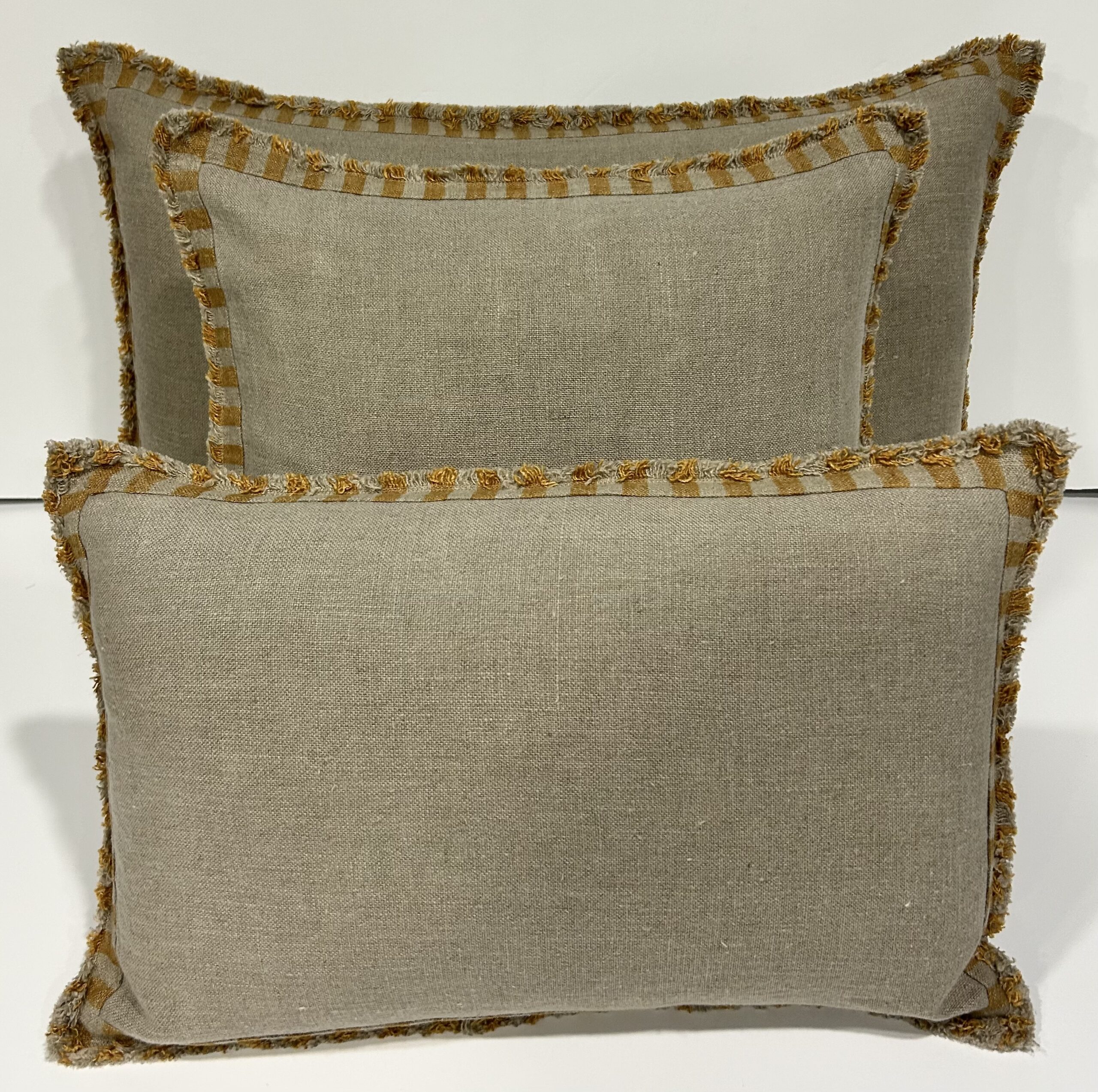 Cojín Lino Springs Natural & Mustard: